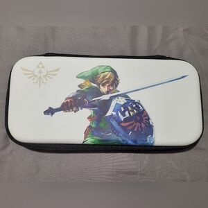 Heroic Character Gaming Case with Sword and Shield Design